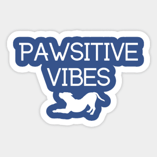 Pawsitive Vibes 1 Sticker